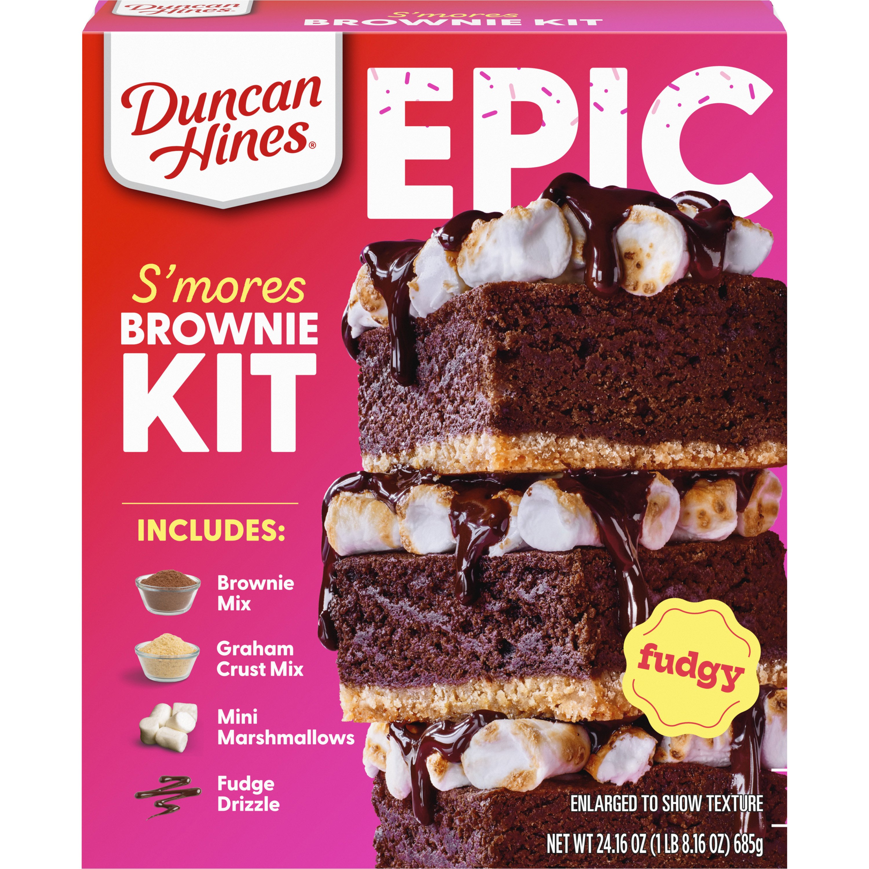 Duncan Hines EPIC S'mores Brownie Mix Kit - Shop Baking mixes at H-E-B