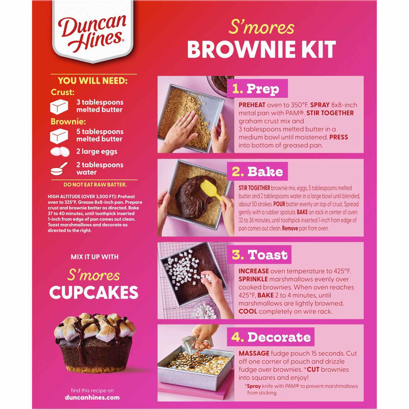Duncan Hines EPIC Smores Brownie Mix Kit; image 5 of 7