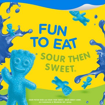 Snack Pack Sour Patch Kids Blue Raspberry Juicy Gels Cups, 6 ct