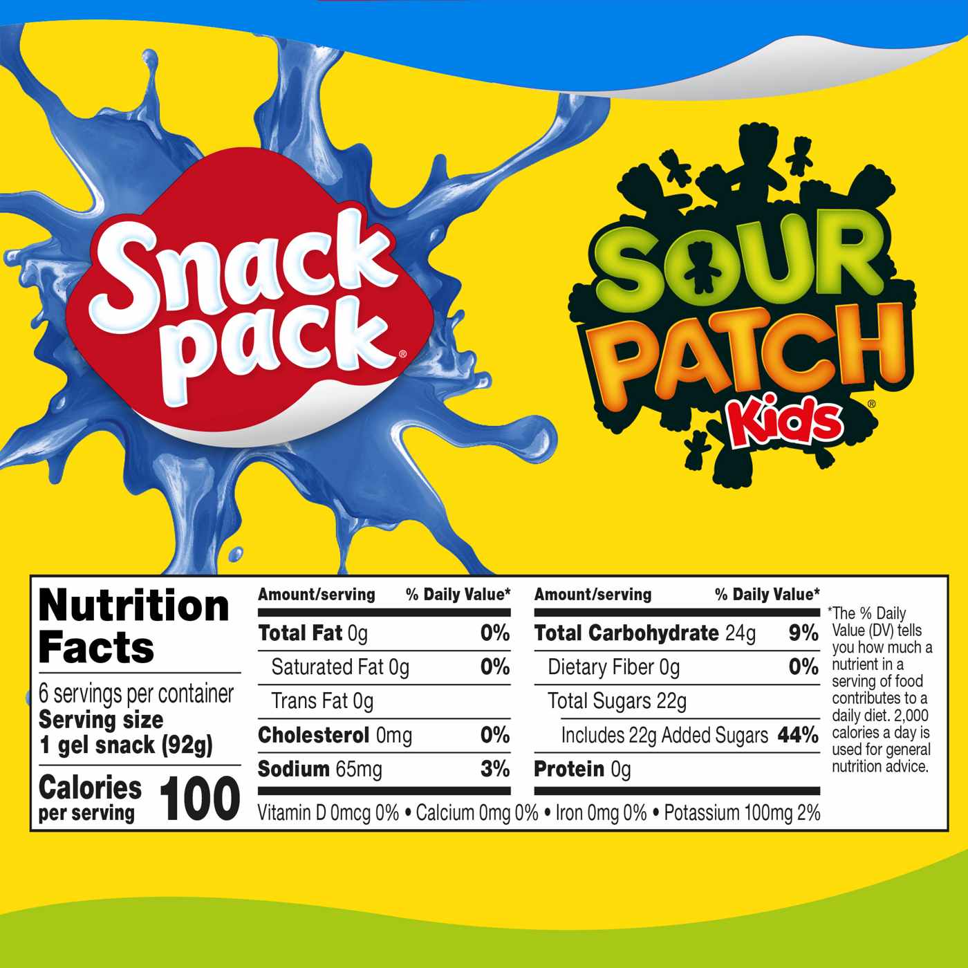 Snack Pack Sour Patch Kids Blue Raspberry Juicy Gels Cups; image 5 of 7