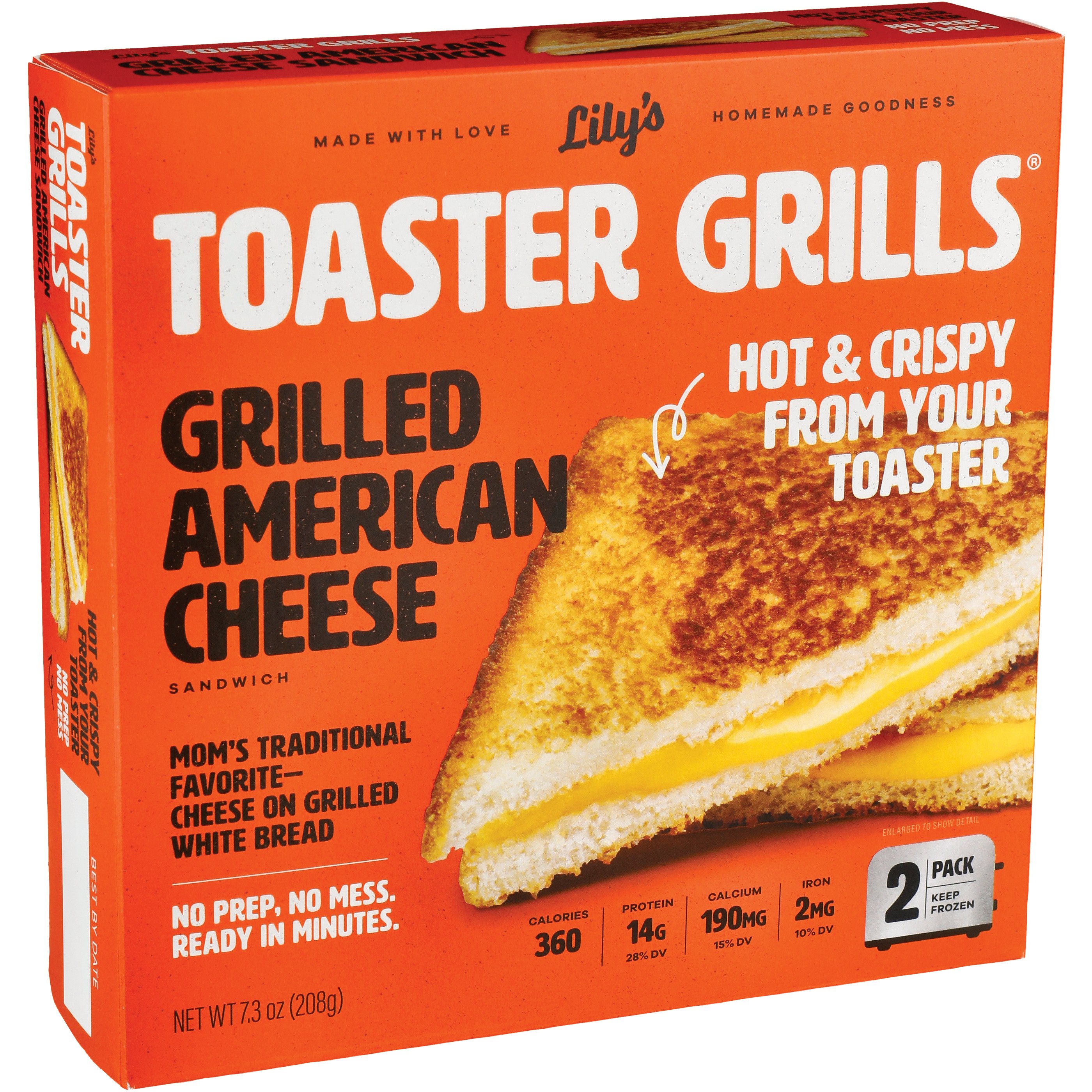 Toaster Grilled Cheese
