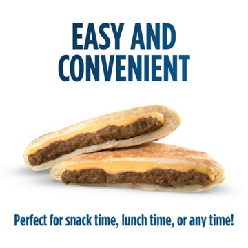 Sandwich Bros. Burger Melts Frozen Pita Sandwiches, 6 ct