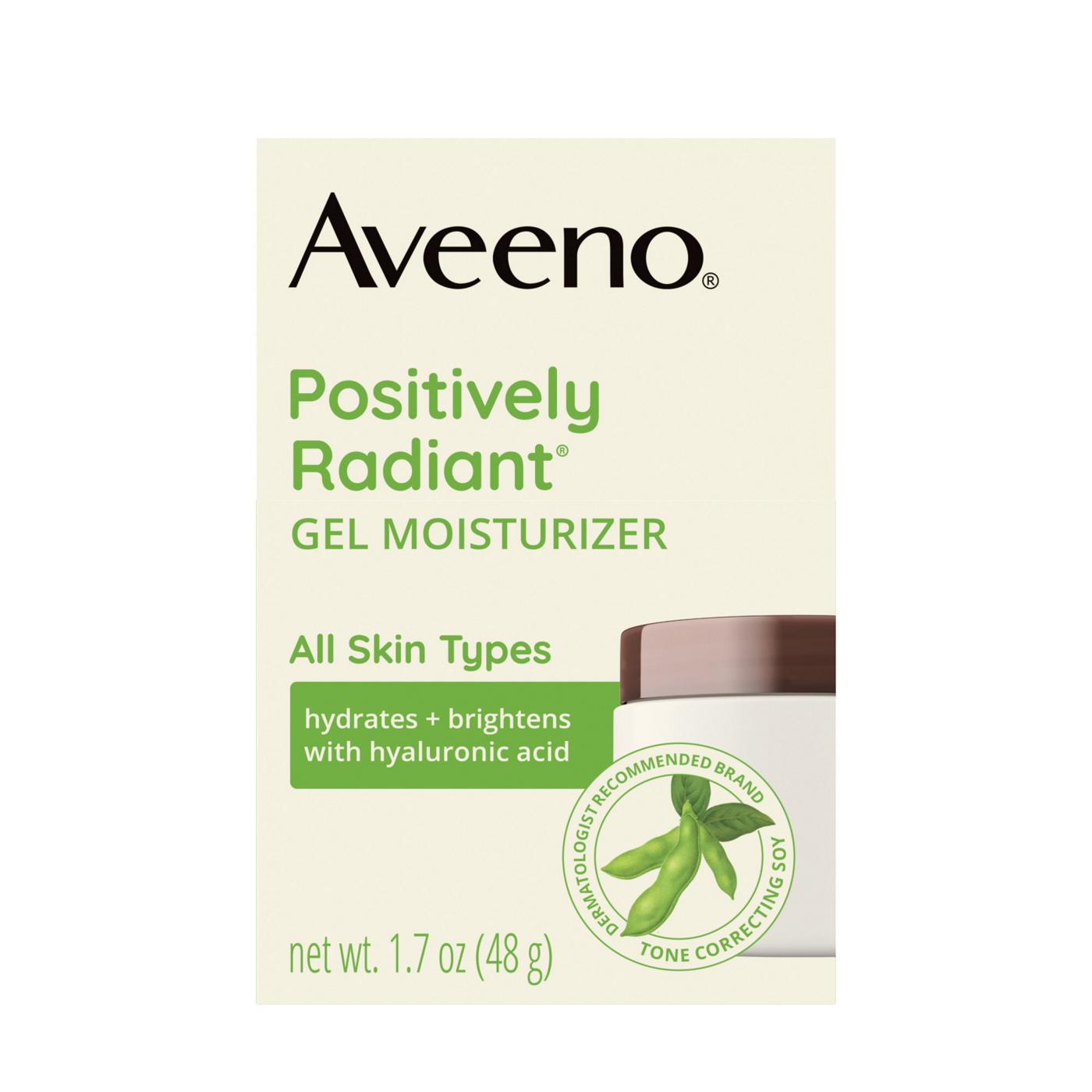 Aveeno Positively Radiant Gel Moisturizer; image 1 of 8