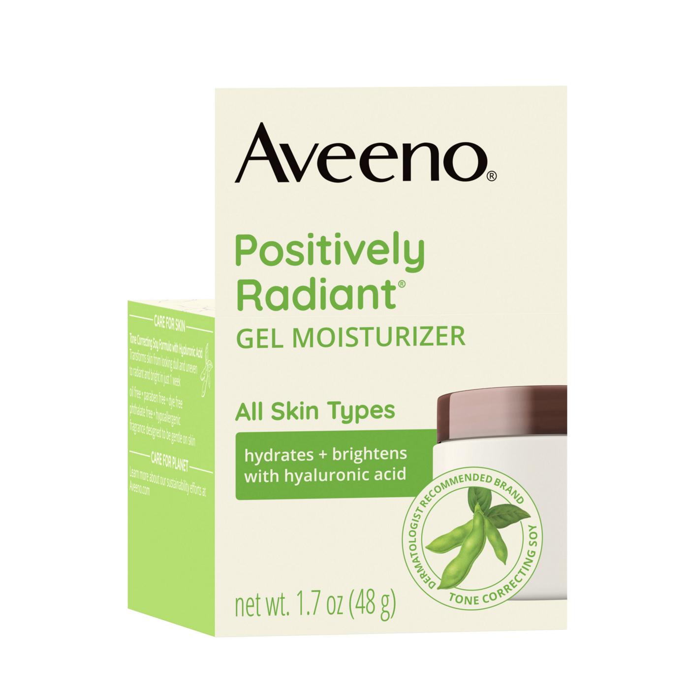 Aveeno Positively Radiant Gel Moisturizer; image 2 of 8