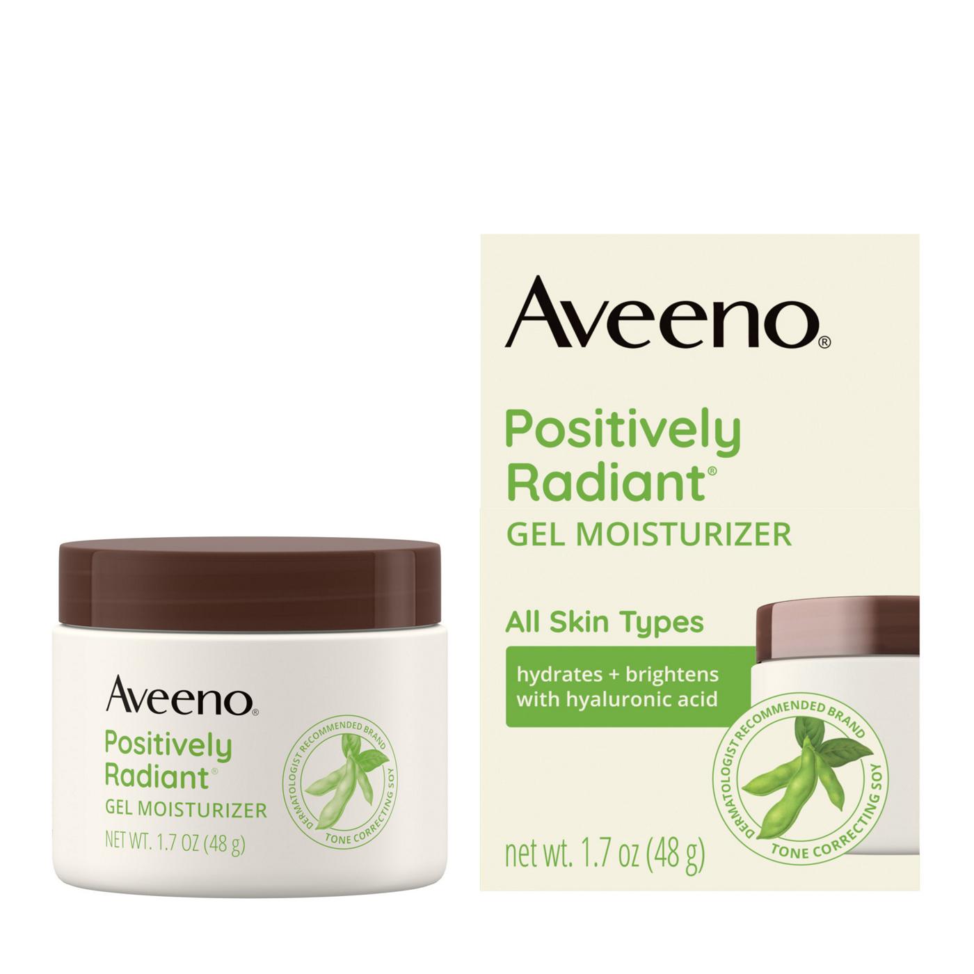 Aveeno Positively Radiant Gel Moisturizer; image 4 of 8