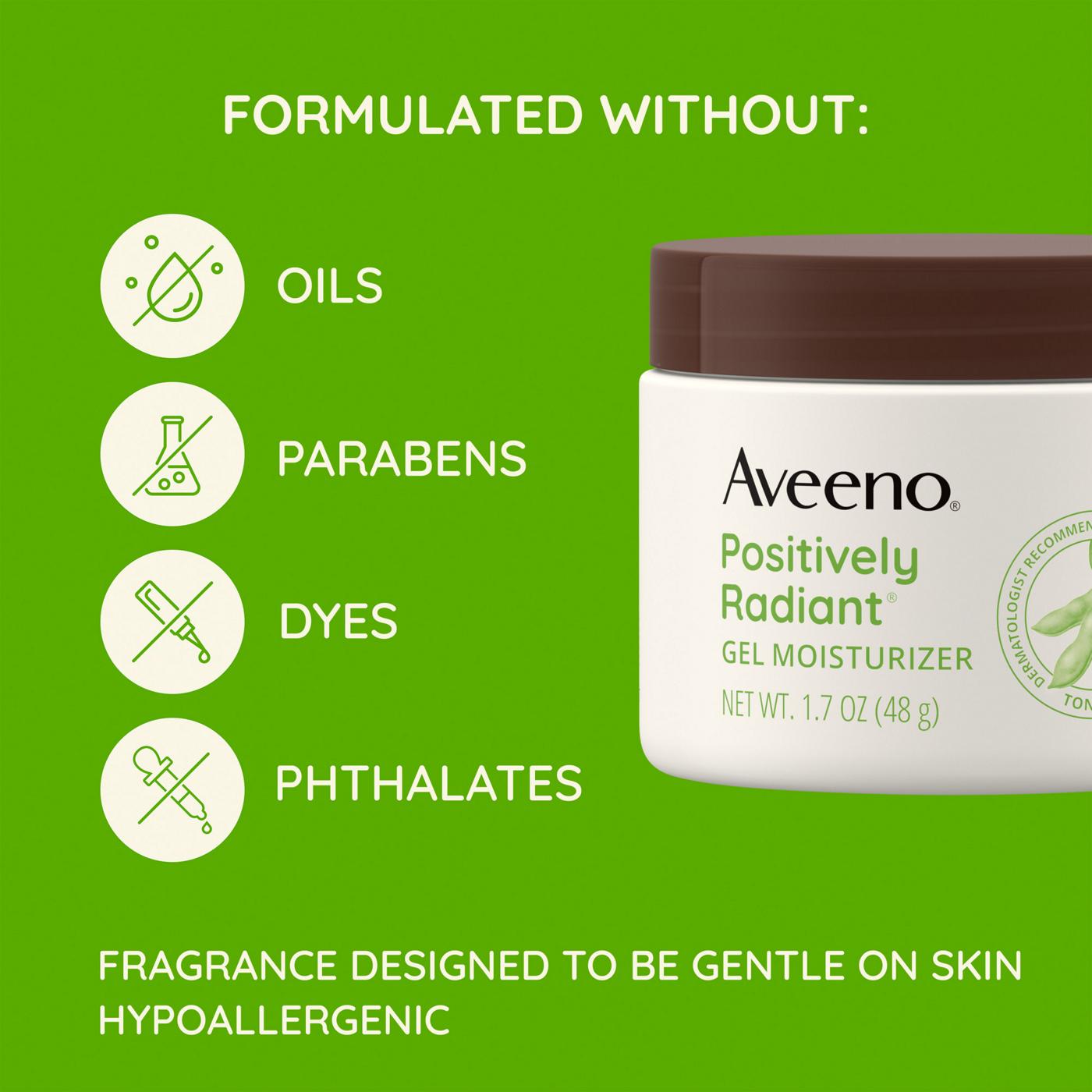 Aveeno Positively Radiant Gel Moisturizer; image 8 of 8