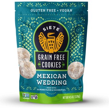 Siete Grain-Free Mexican Wedding Cookies, 4.5 oz