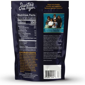 Siete Grain-Free Mexican Wedding Cookies, 4.5 oz