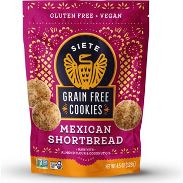 Siete Grain-Free Mexican Shortbread Cookies, 4.5 oz