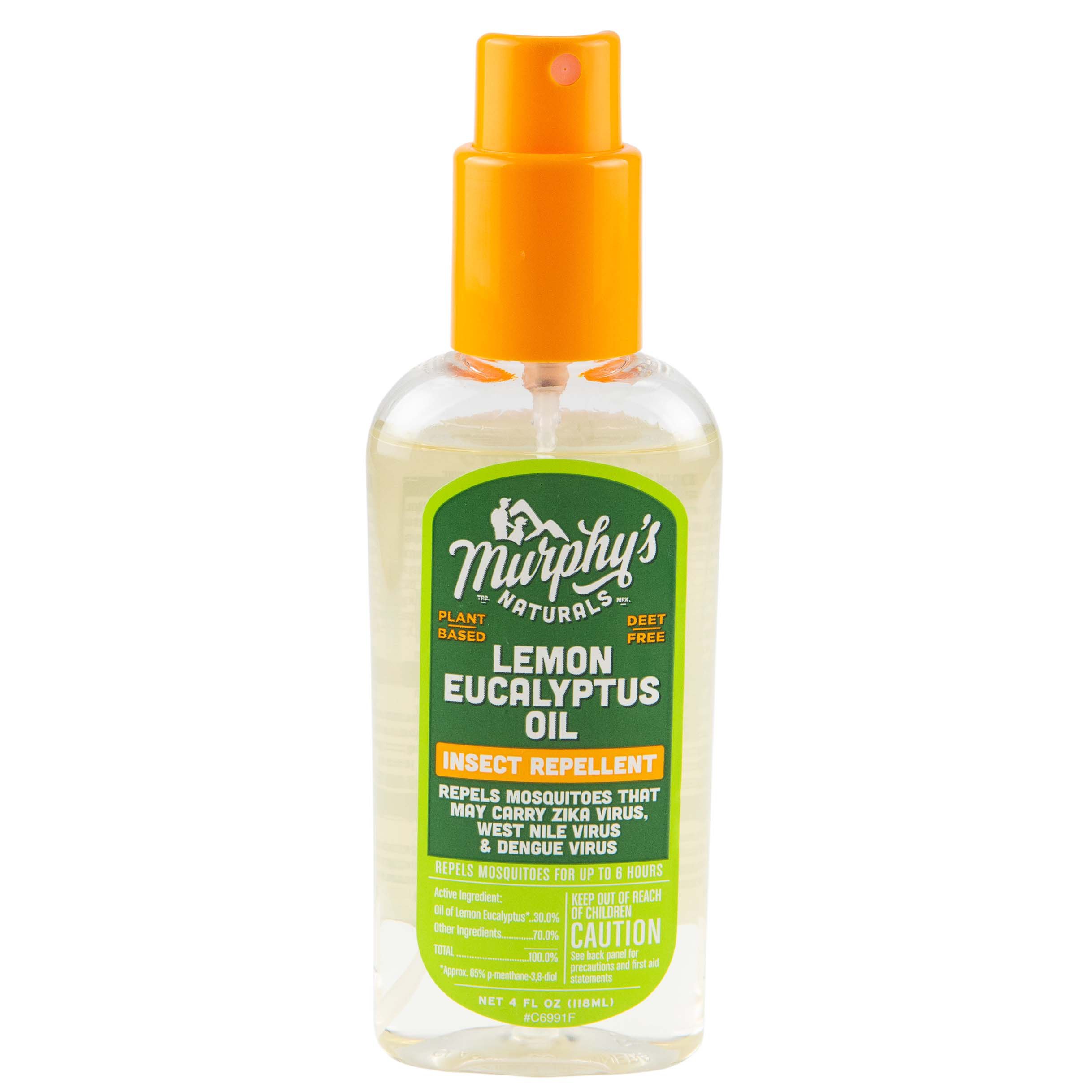 Murphy's Naturals Lemon Eucalyptus Oil Insect Repellent – DEET Free ...