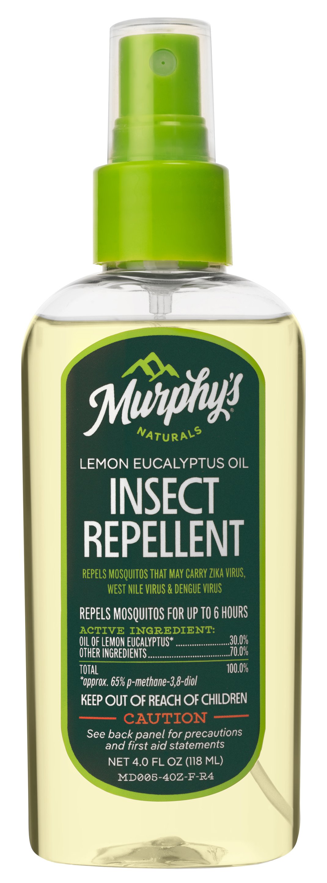 Murphy's Naturals Lemon Eucalyptus Oil Insect Repellent – DEET Free ...