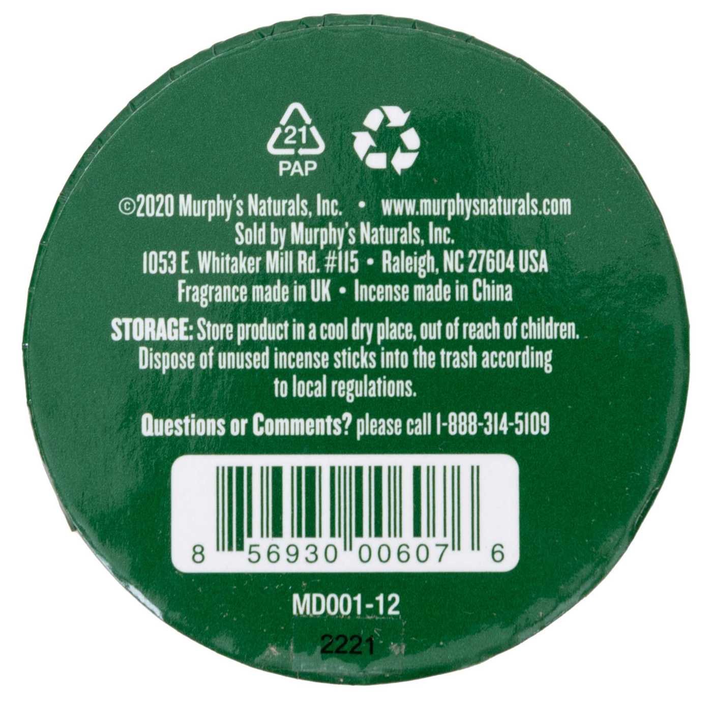 Murphy's Naturals Mosquito Repellent Incense Sticks; image 2 of 3