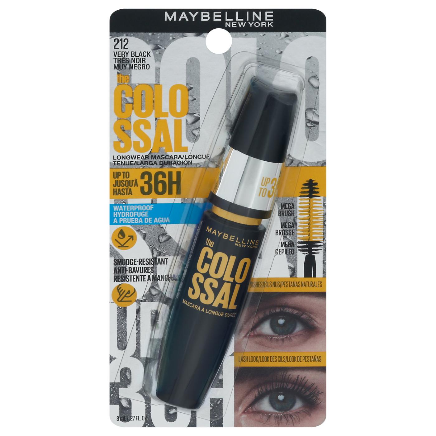 Maybelline The Colossal 48 Hours Mascara - Very Black; image 1 of 3