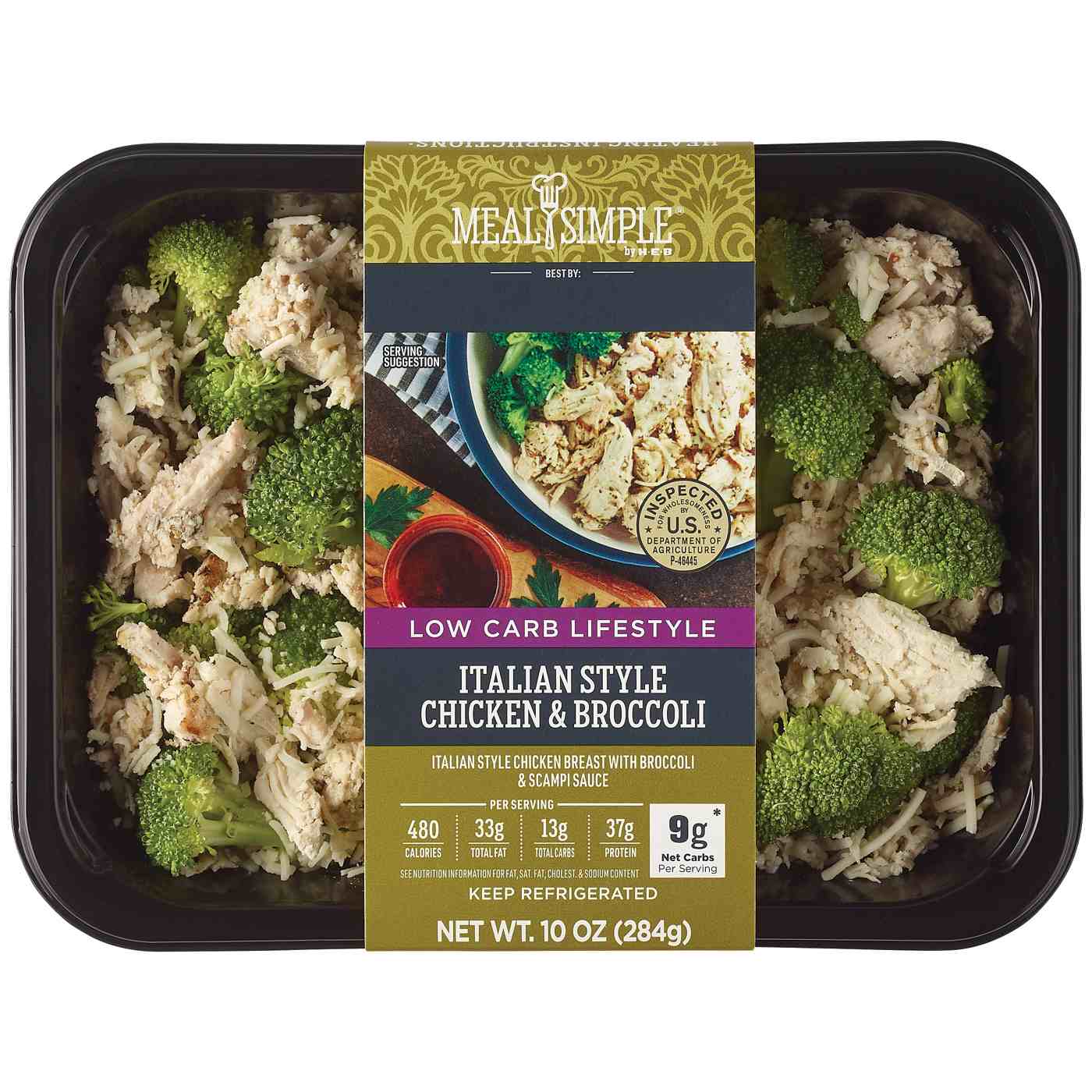 Meal Simple by H-E-B Low-Carb Lifestyle Italian-Style Chicken & Broccoli; image 2 of 3