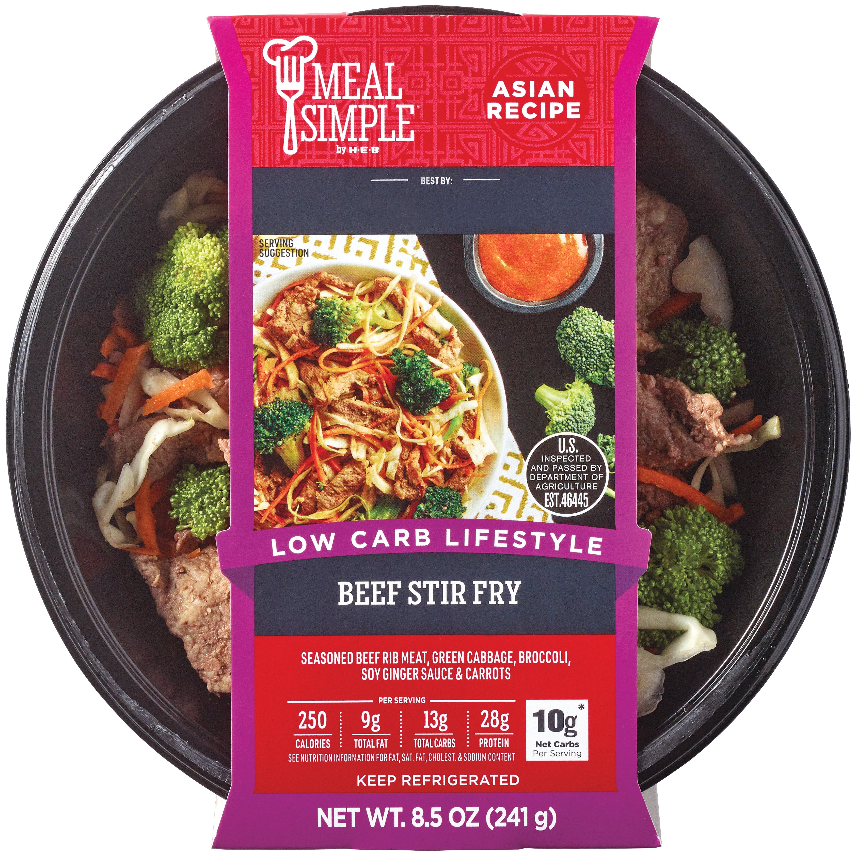 H-E-B Meal Simple Beef Stir Fry - Shop Ready Meals & Snacks At H-E-B