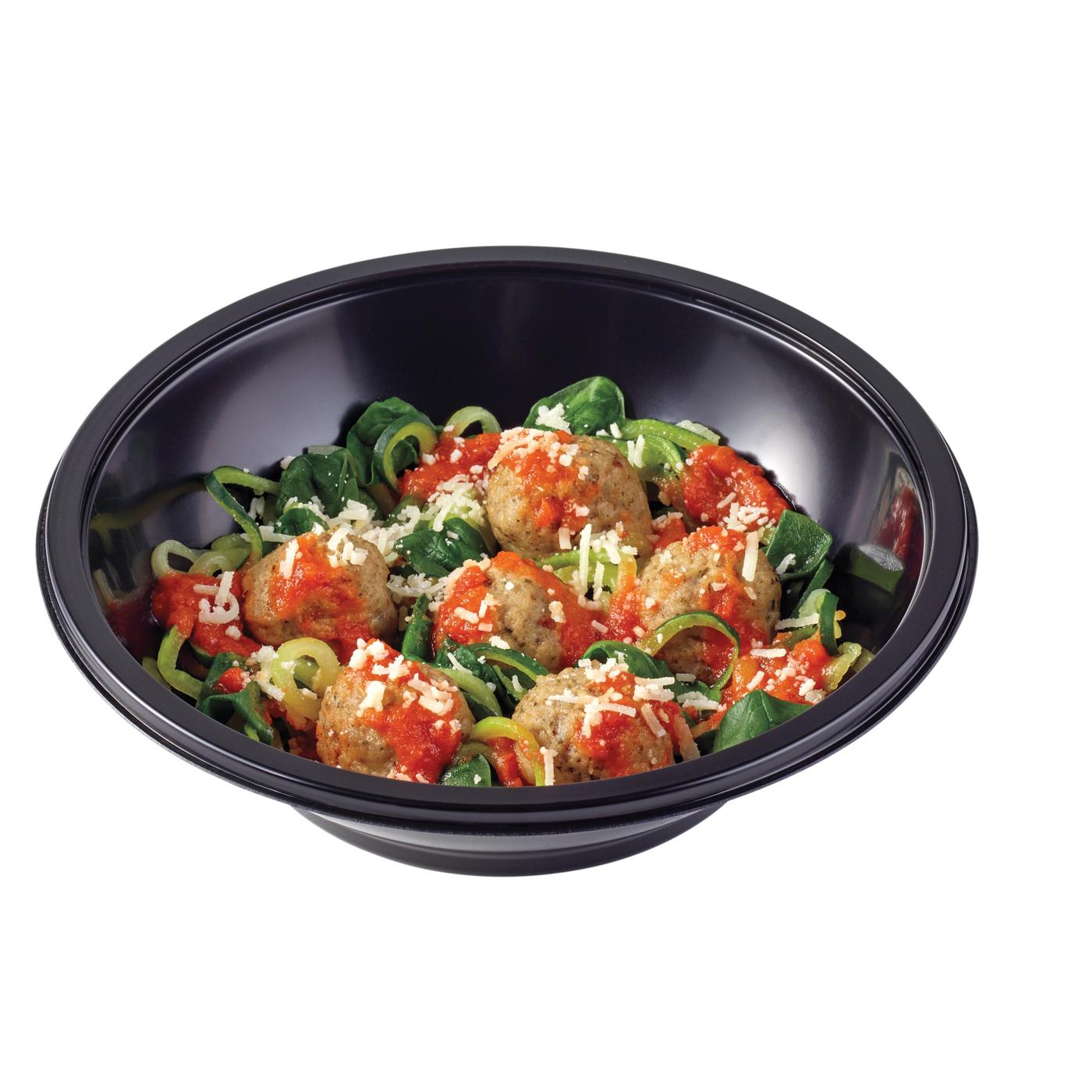 Meal Simple by H-E-B Low-Carb Lifestyle Meatballs & Zucchini Noodles with Marinara; image 2 of 5