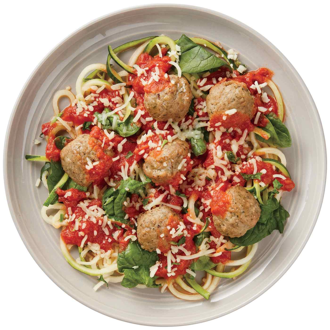 Meal Simple by HEB LowCarb Lifestyle Meatballs & Zucchini Noodles