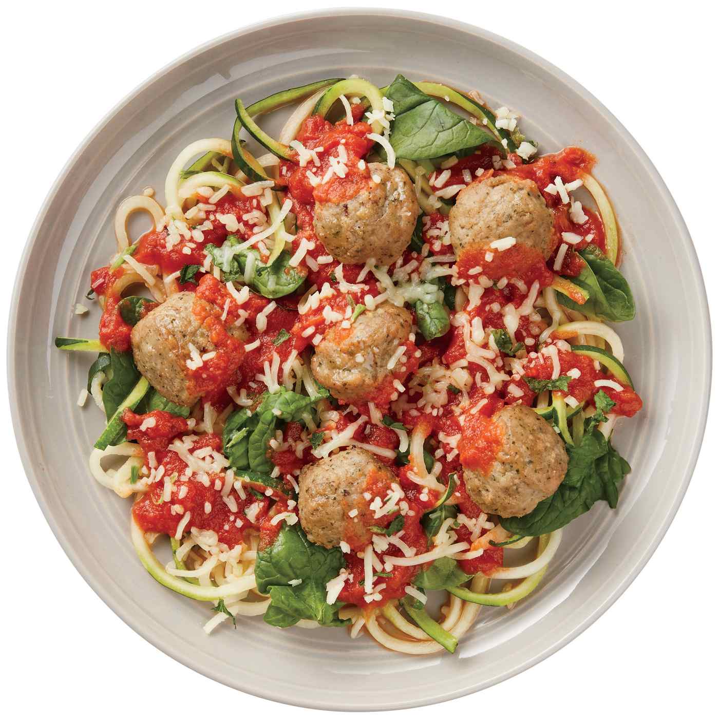 Meal Simple by H-E-B Low-Carb Lifestyle Meatballs & Zucchini Noodles with Marinara; image 4 of 5