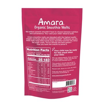 Amara Carrot Raspberry Organic Smoothie Melts, 1 oz