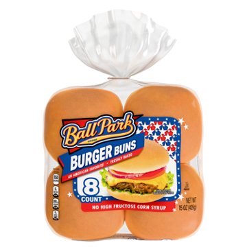 Ball Park White Burger Buns, 8 ct