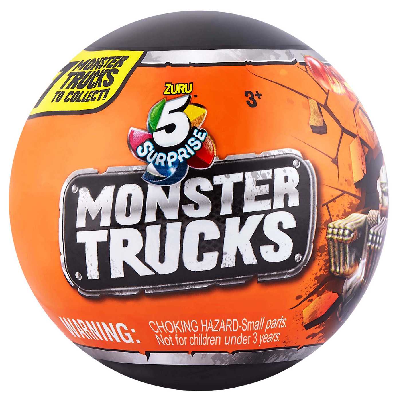 Zuru 5 Surprise Monster Trucks Mystery Capsule; image 1 of 3