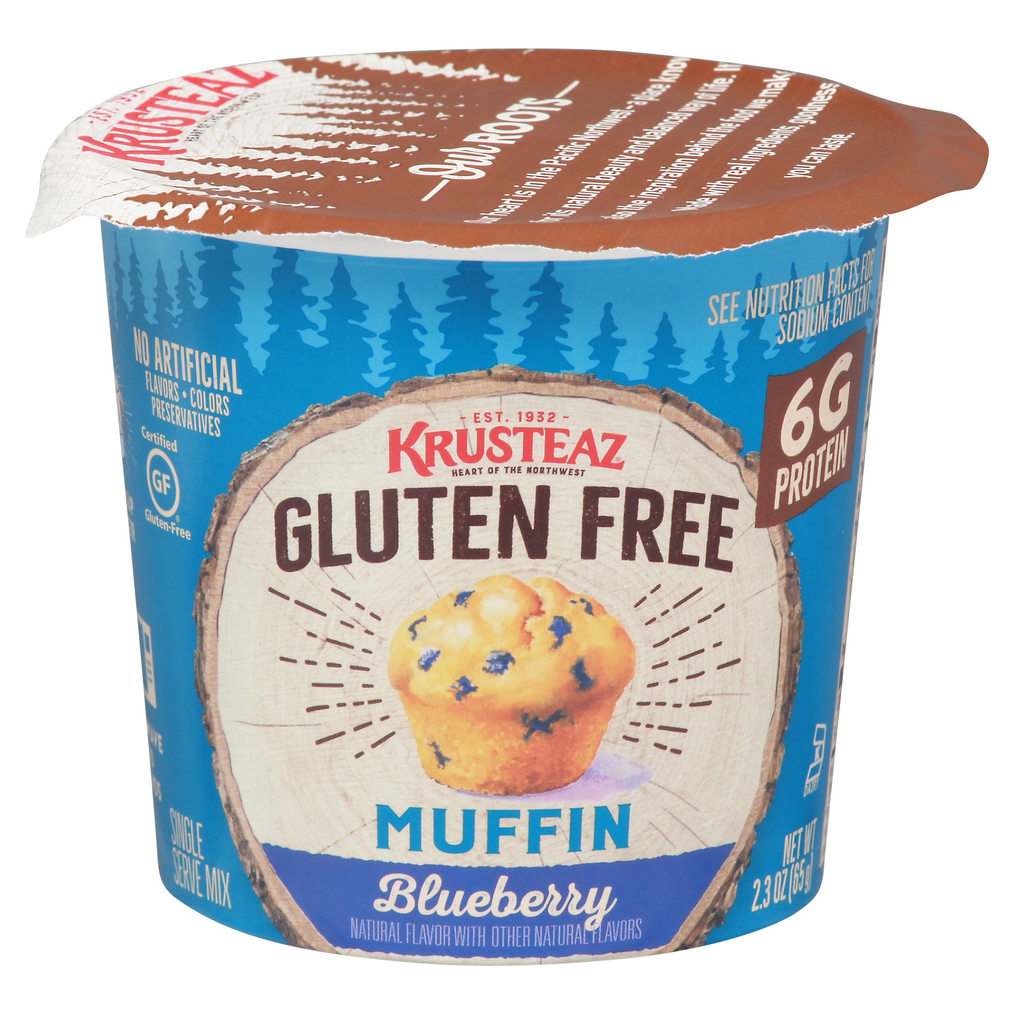 Krusteaz Gluten Free Blueberry Muffin Cup Mix Shop Baking mixes at HEB