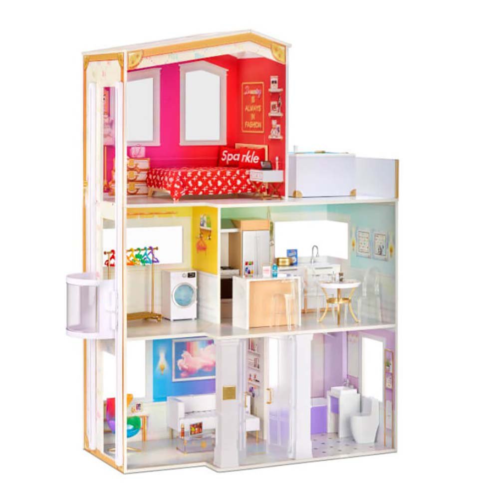 rainbow high doll dorm house