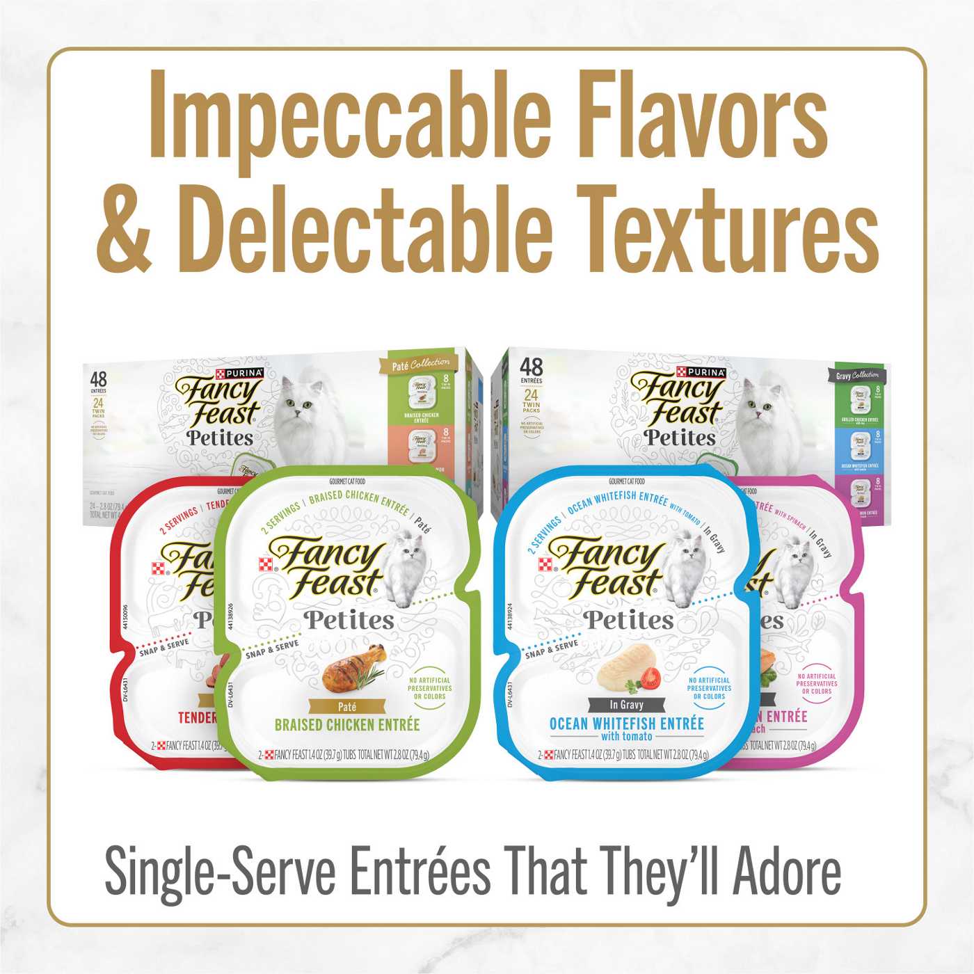 Fancy Feast Purina Petites Gourmet Wet Cat Food - Grilled Chicken Entrée With Rice In Gravy; image 7 of 7