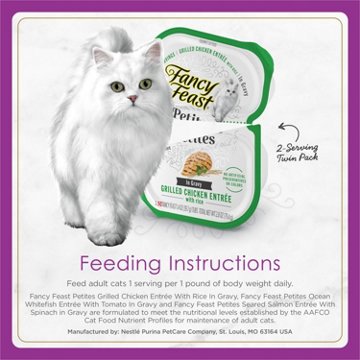 Fancy Feast Purina Gourmet Wet Cat Food Variety Pack - Petites Gravy Collection