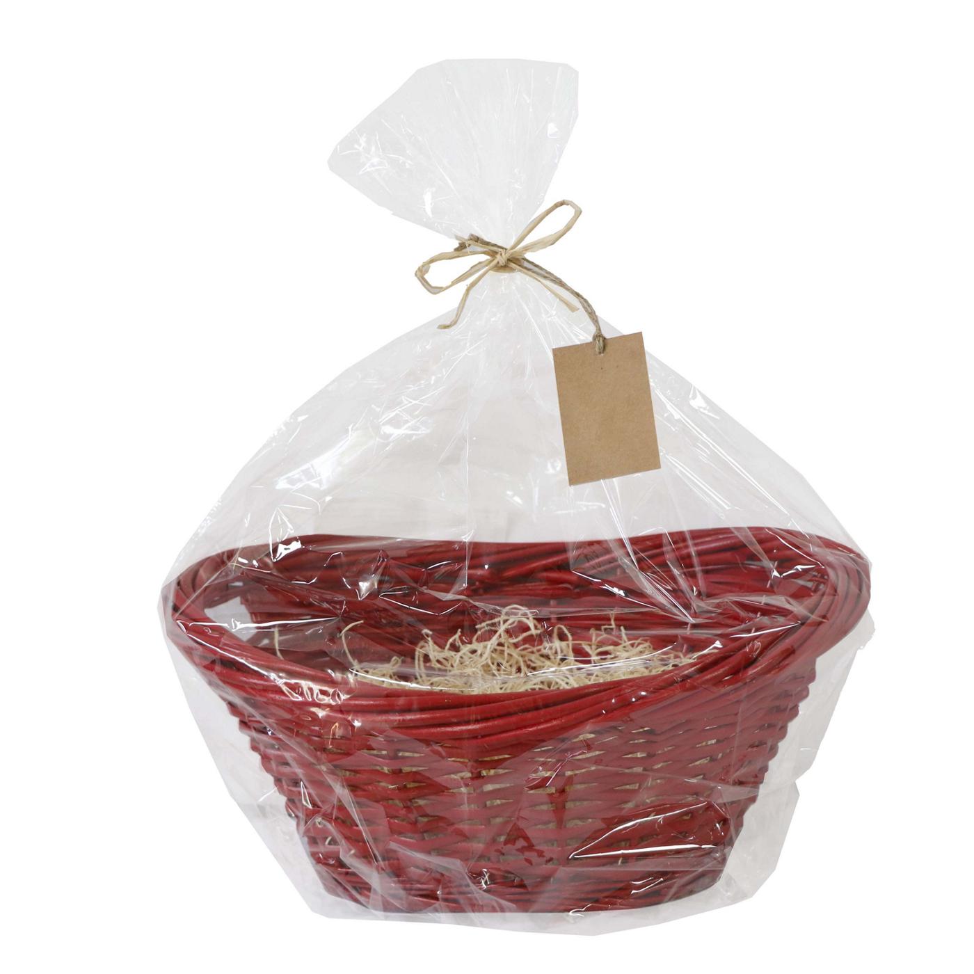 Destination Holiday Willow Gift Basket Kit - Red; image 2 of 2