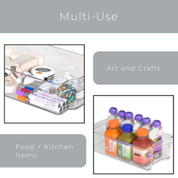 Smart Design Fridge Storage Bin, 8" x 15"