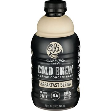 CAFE Olé by H-E-B Cold Brew Coffee Concentrate - Breakfast Blend