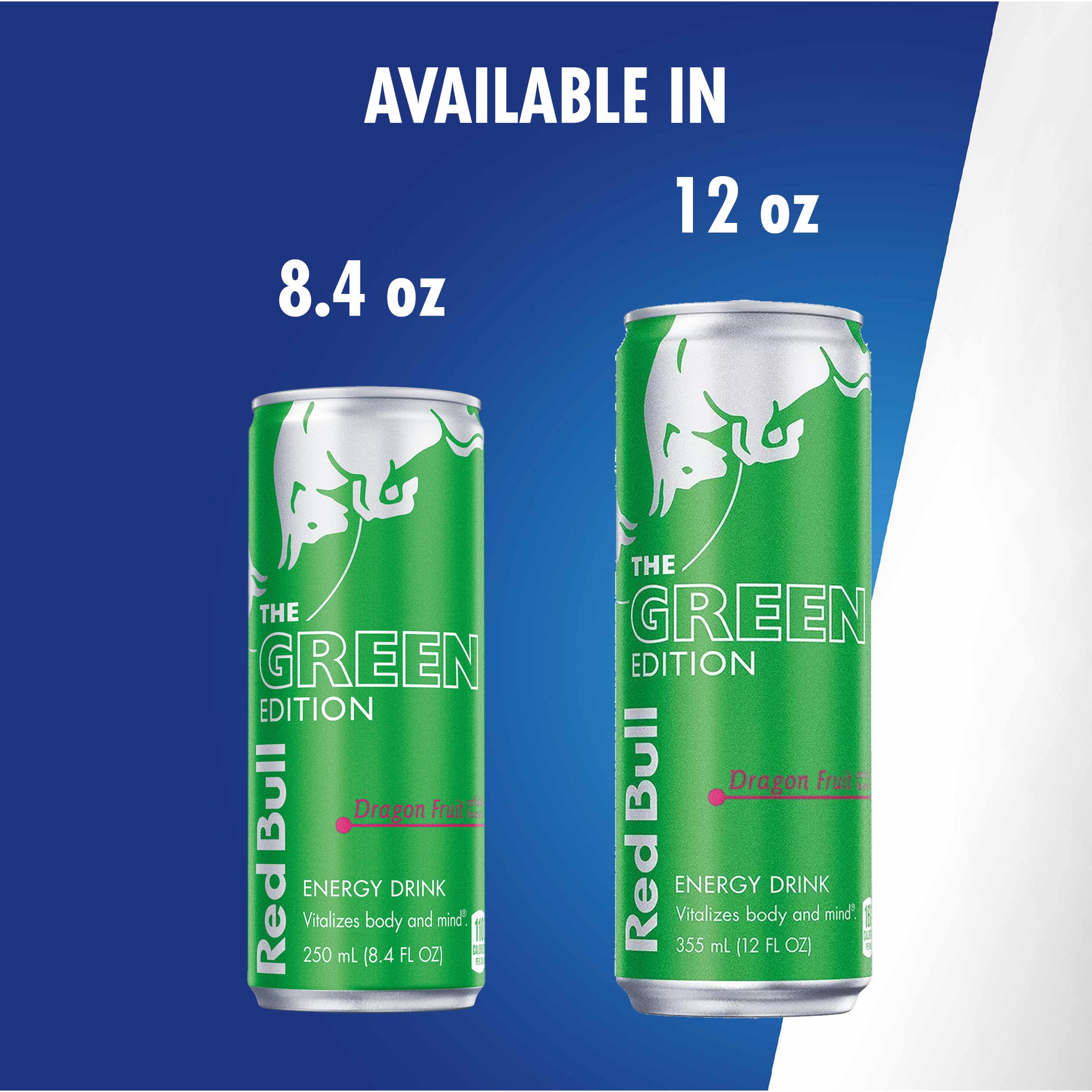 Red Bull Green Edition Energy Drink 4 pk Cans - Dragon Fruit