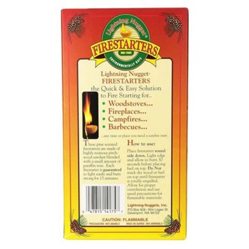 Lightning Nugget Quick & Easy Firestarters, 12 ct
