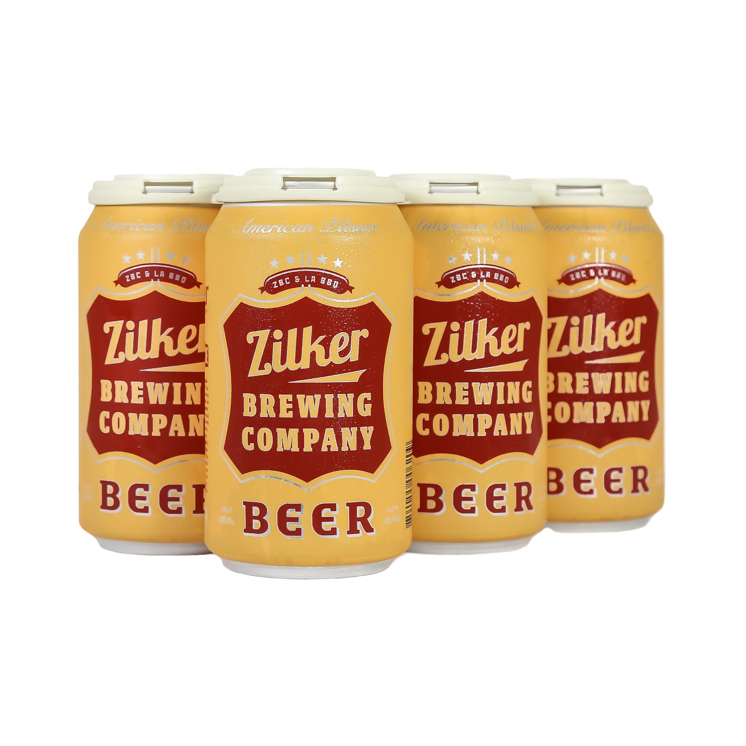 Zilker Brewing Company La Beer American Pilsner Beer 12 oz Cans Shop