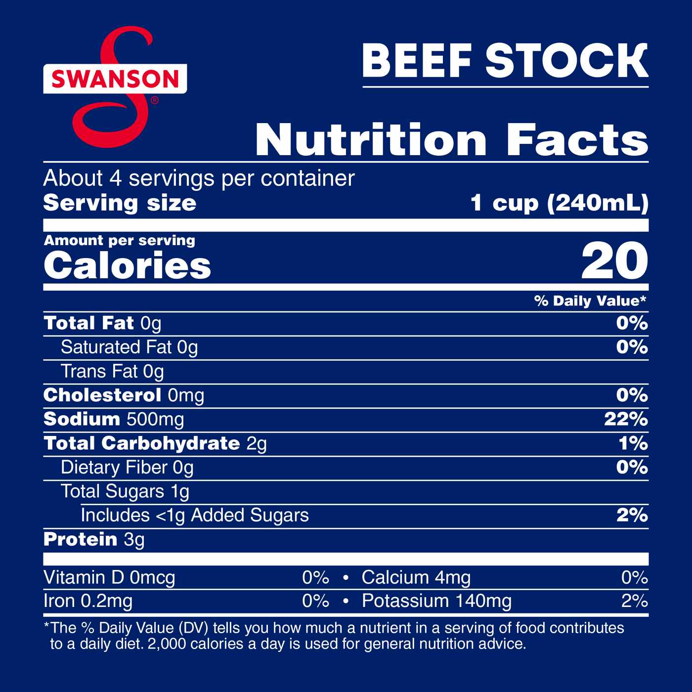 Swanson 100% Natural Beef Stock; image 7 of 10