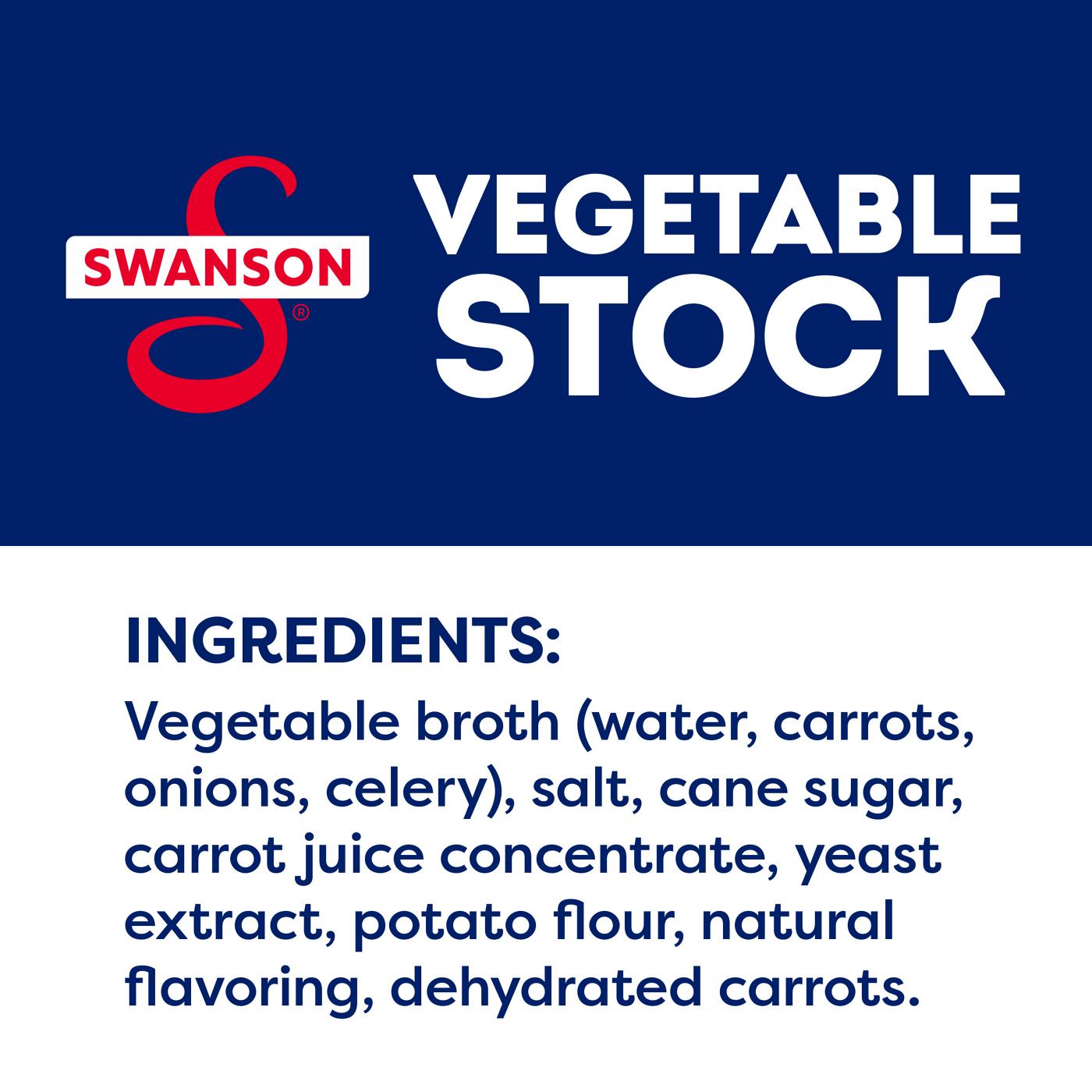 Swanson 100% Natural Vegetable Stock; image 7 of 9