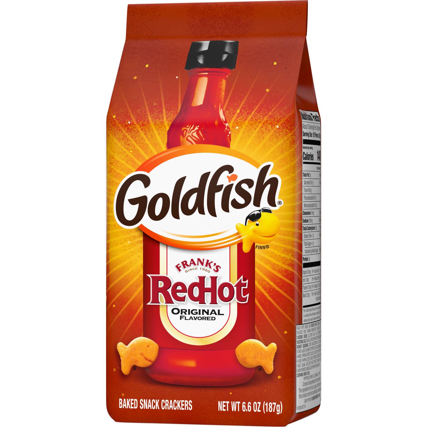 Pepperidge Farm Goldfish Frank's RedHot Crackers; image 5 of 6