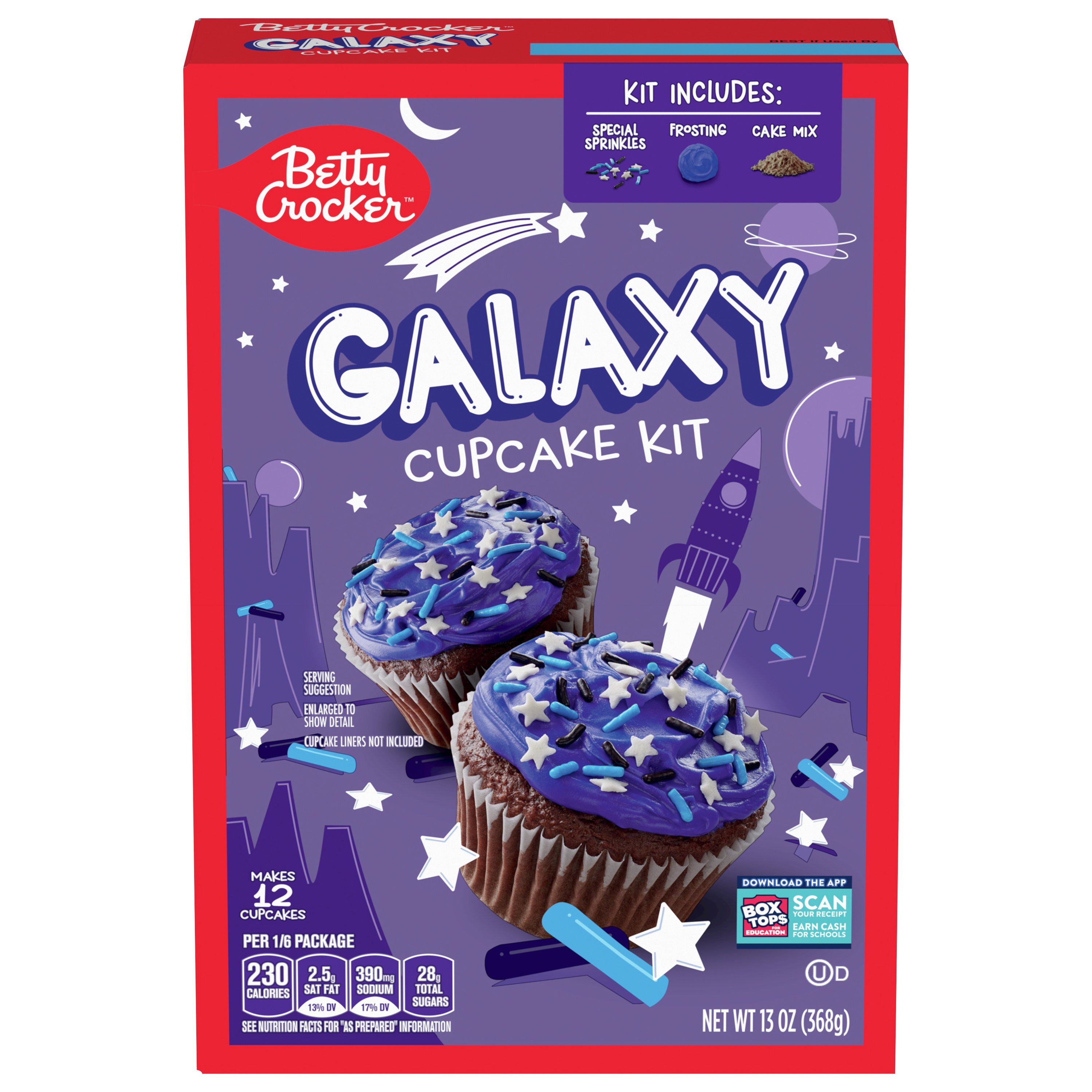 Betty Crocker Galaxy Cupcake Kit