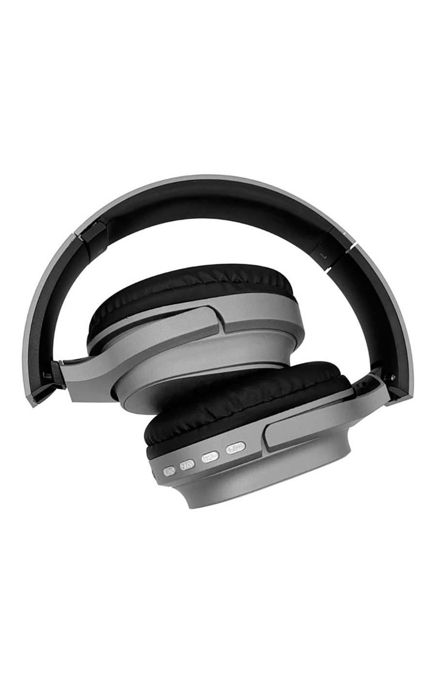 SoundBound Gunmetal Wireless Over The Head Headphones; image 2 of 4
