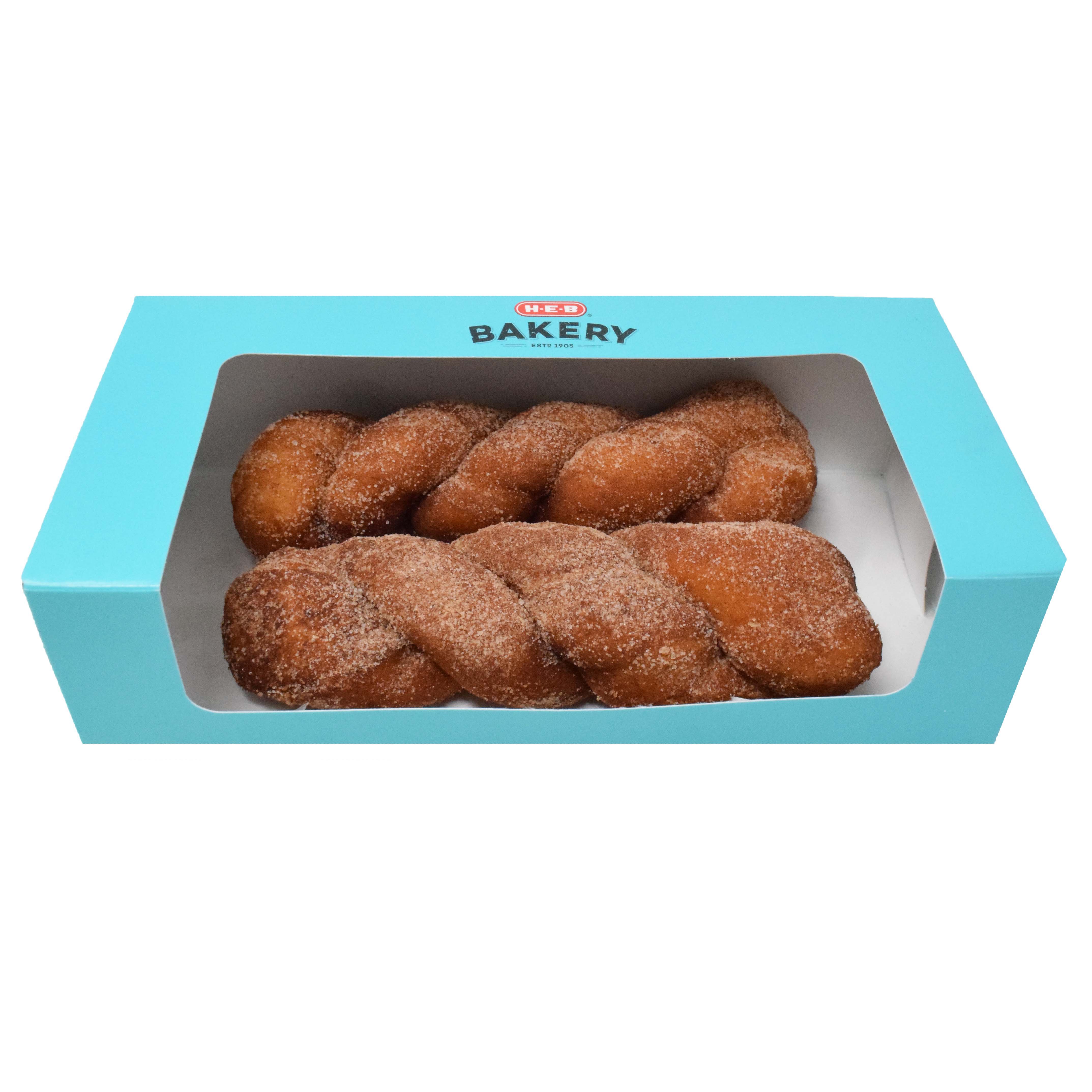 HEB Bakery Cinnamon Sugar Donut Twists Shop Donuts at HEB