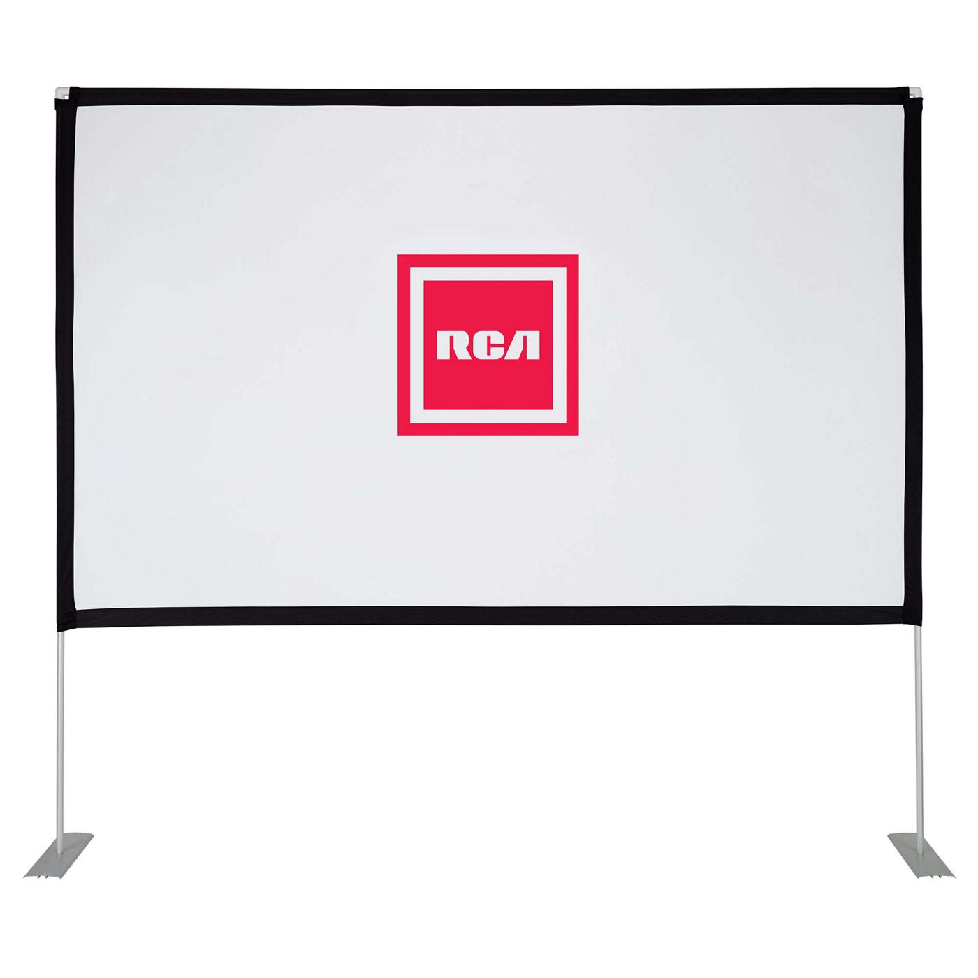 RCA 100 Inch Portable Projector Screen; image 1 of 4