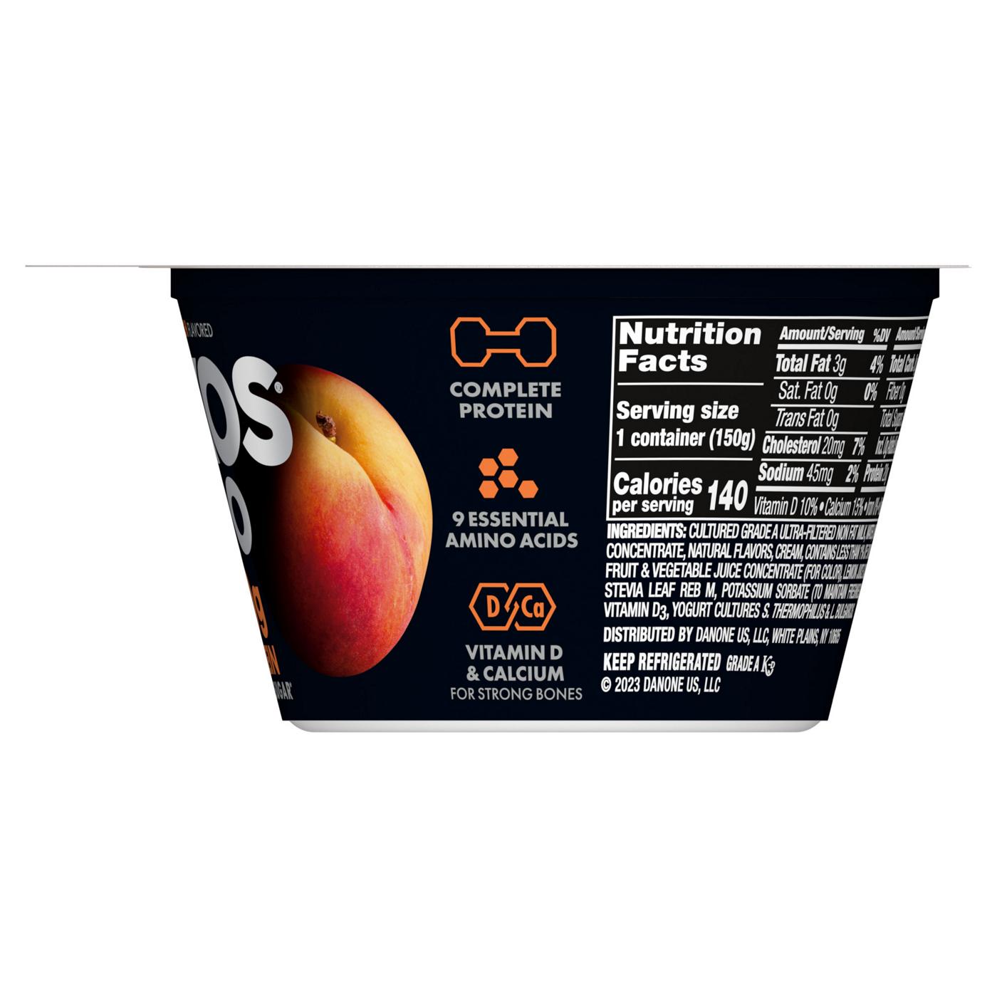 Oikos Pro 20g Protein Greek Yogurt Peach; image 2 of 2