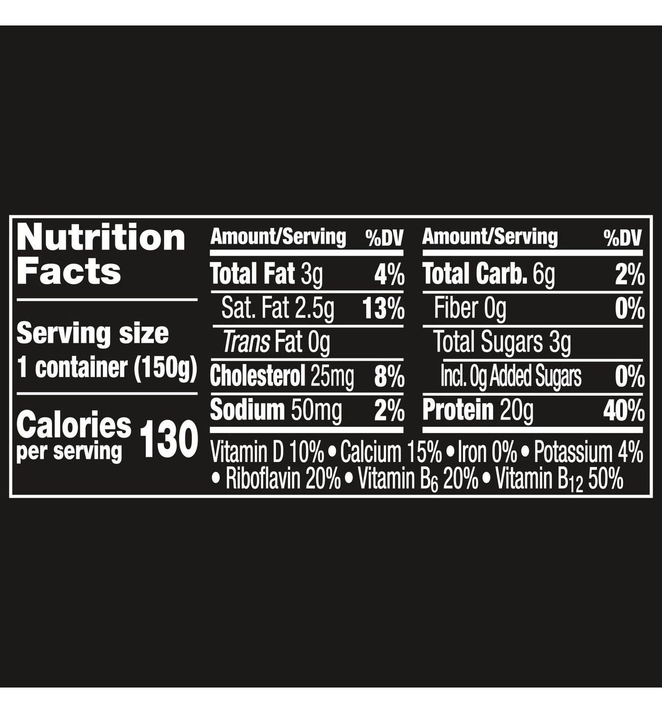 Oikos Pro 20g Protein Zero Added Sugar Non Fat Blended Greek Yogurt - Peach; image 3 of 6