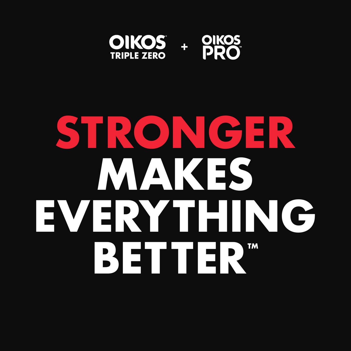 Oikos Pro 20g Protein Zero Added Sugar Non Fat Blended Greek Yogurt