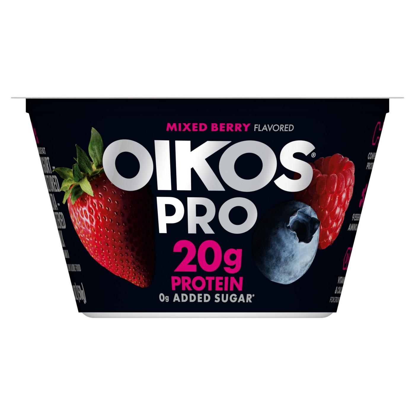 Dannon Oikos Pro Mixed Berry Yogurt; image 1 of 6