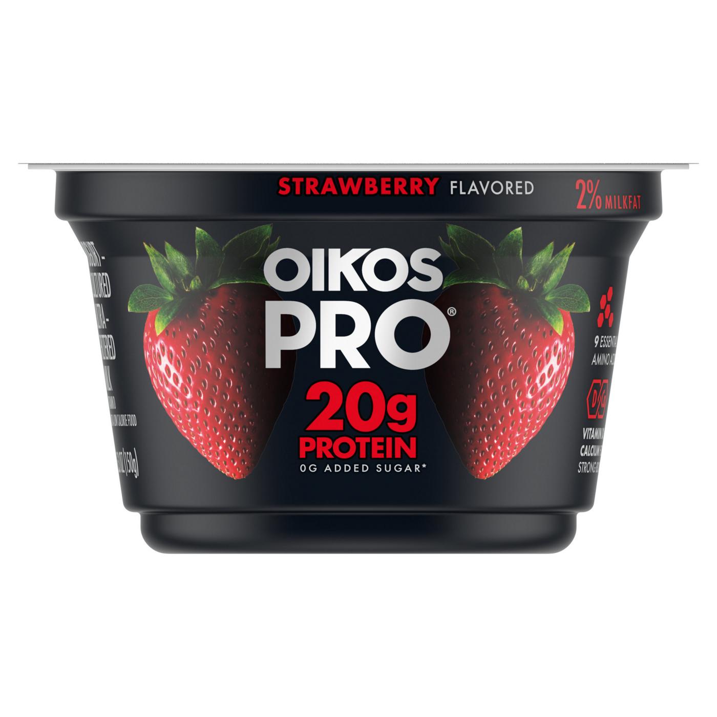 Dannon Oikos Pro Strawberry Yogurt; image 1 of 7
