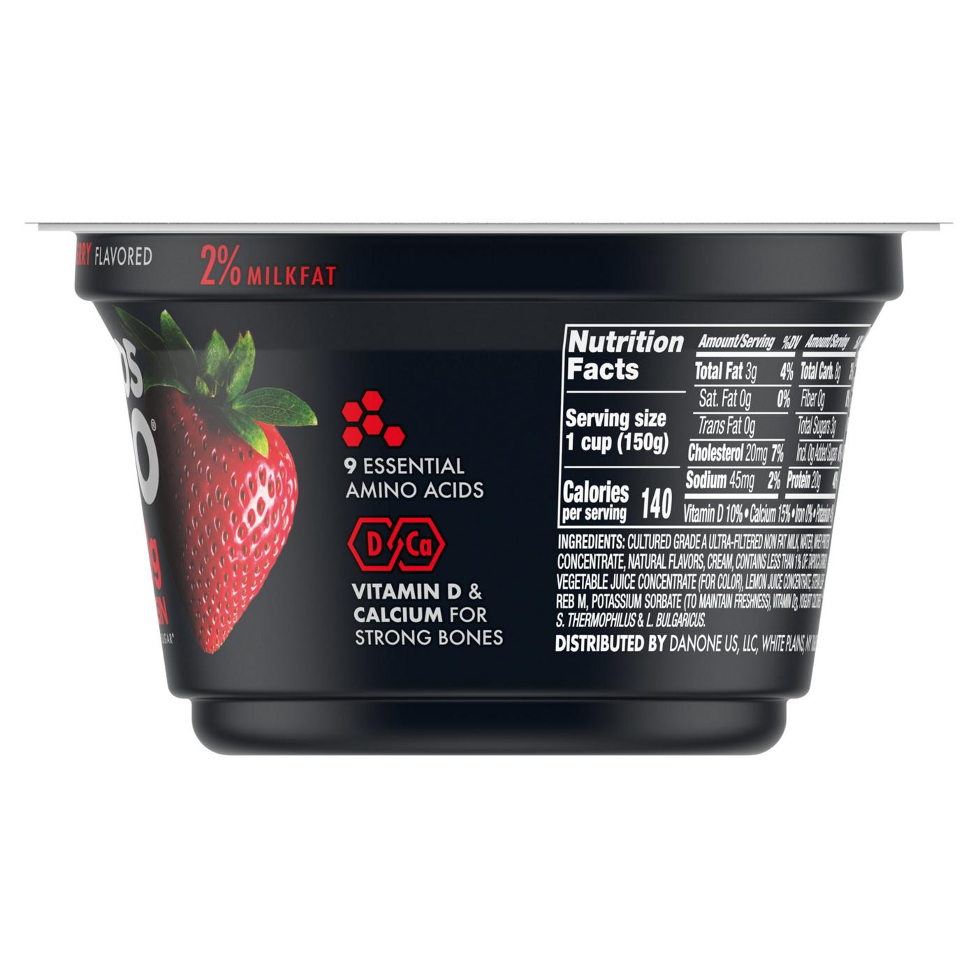 Dannon Oikos Pro Strawberry Yogurt; image 7 of 7