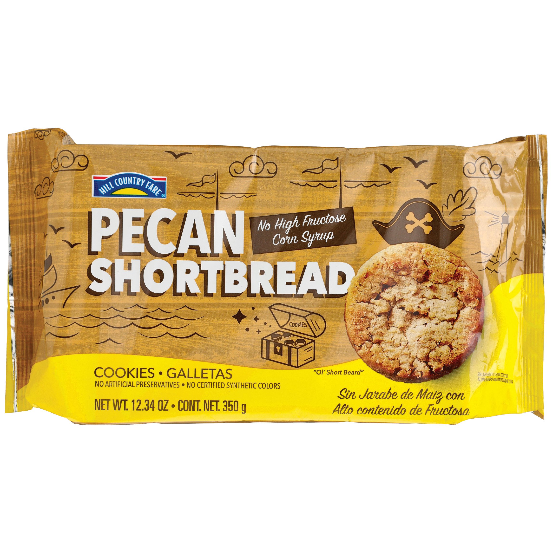 Hill Country Fare Pecan Shortbread Cookies - Shop Cookies At H-E-B