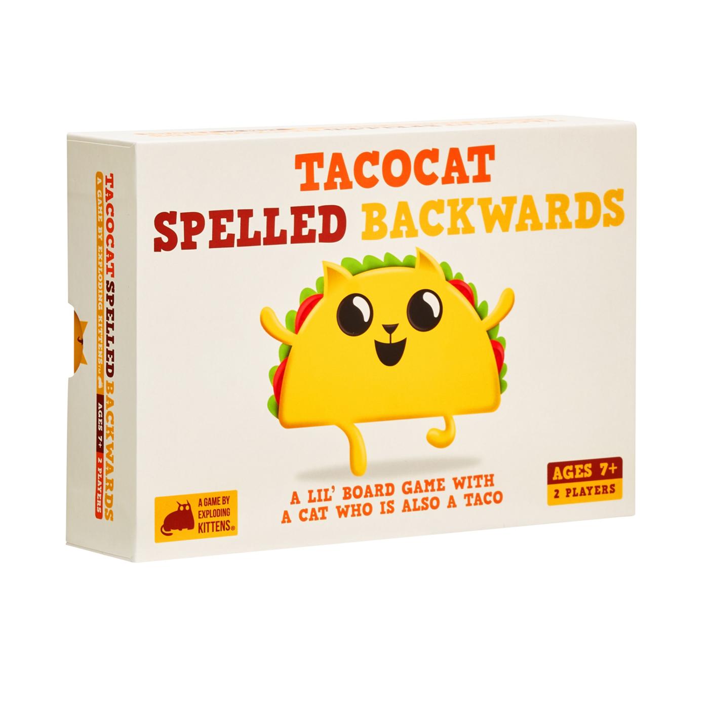 Exploding Kittens Tacocat Spelled Backwards Card Game; image 1 of 3